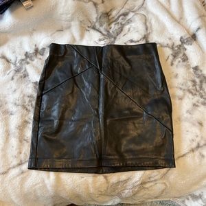 Dynamite leather skirt